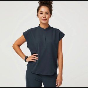 LIMITED EDITION XXS Figs Dark Harbor Rafaela Top